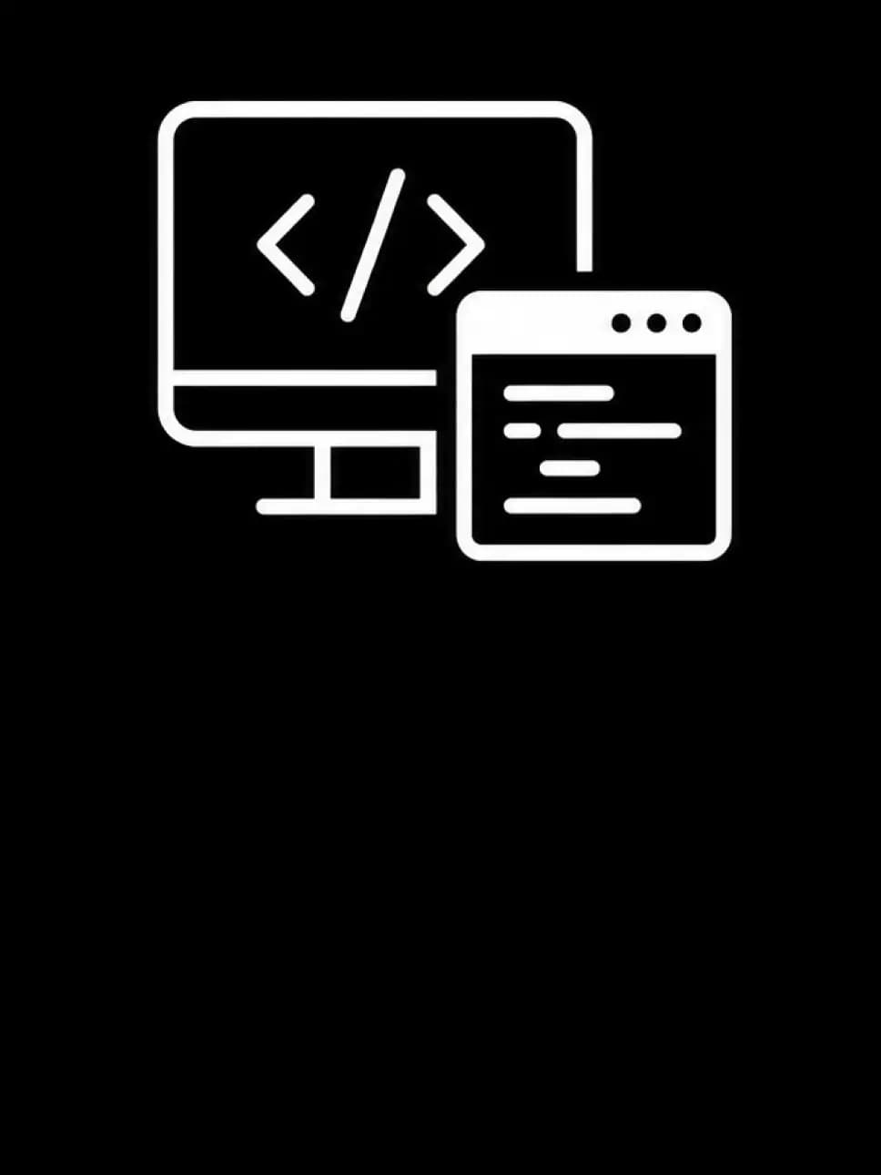 Computer screen showing code and a software window